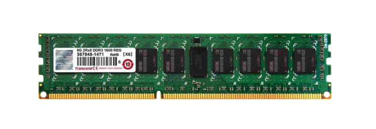 Transcend 8GB DDR3 1600MHz ECC Sunucu RAM (C16482)