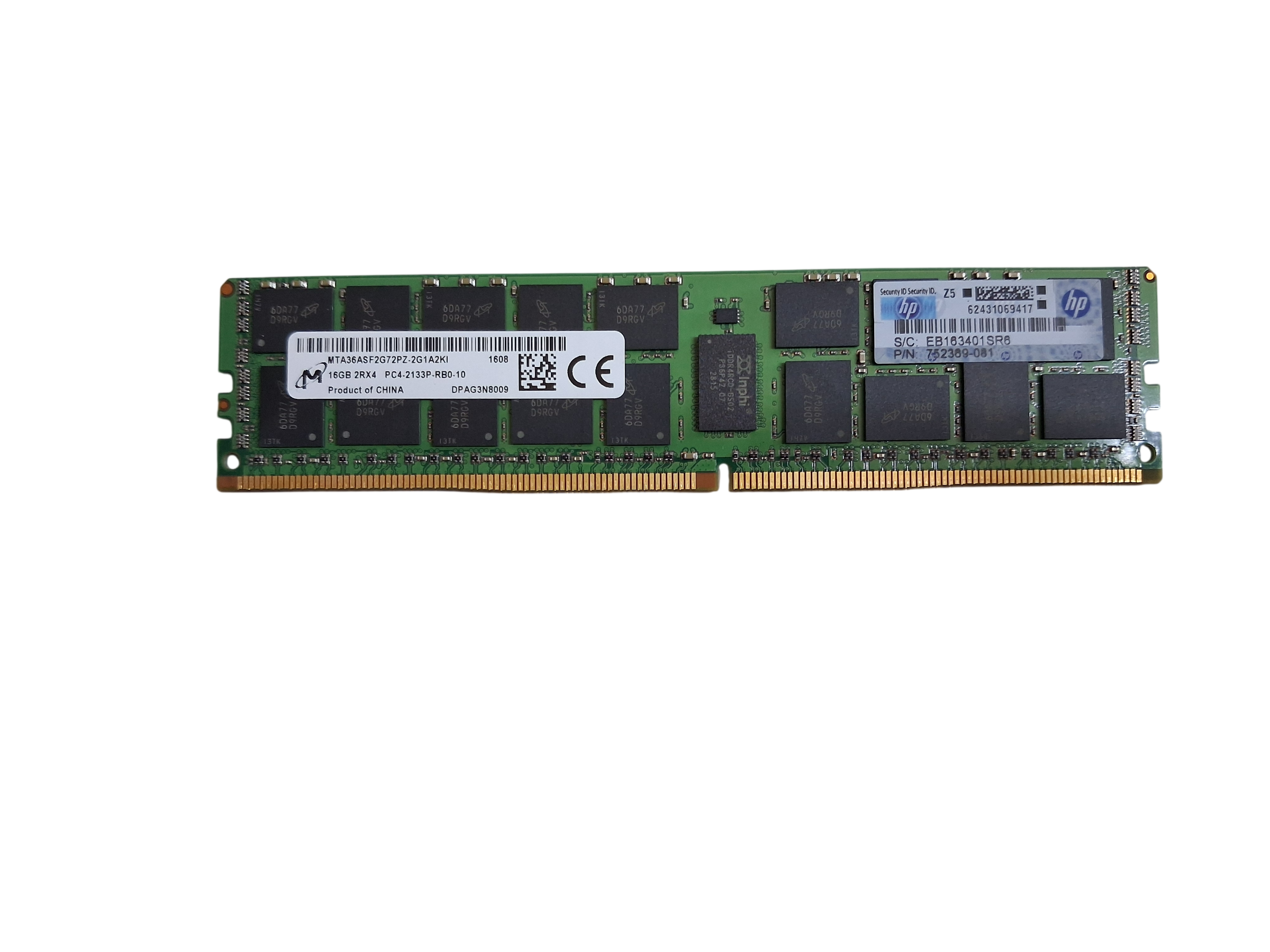 Micron 16GB 2Rx4 PC4 2133P RAM