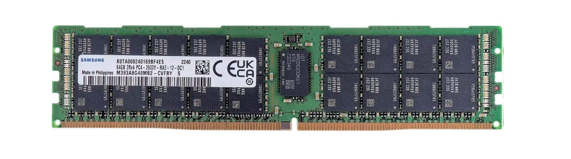 Samsung 64GB DDR4 2933MHz ECC Sunucu RAM (M386A8K40DM2-CVFCO S)