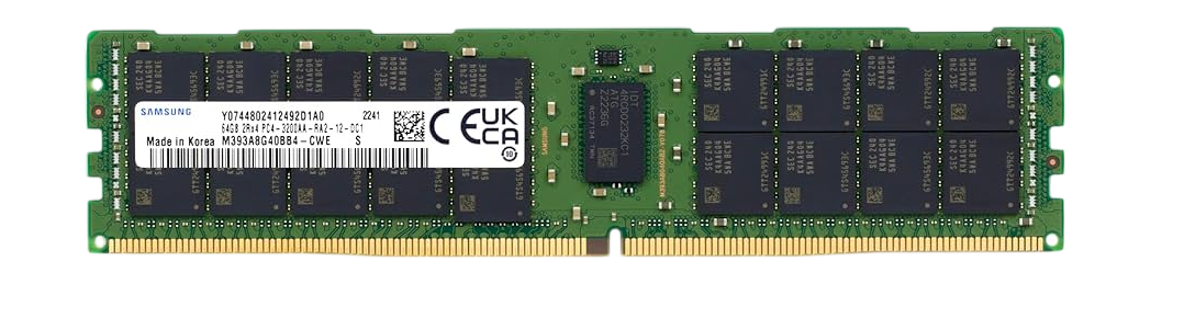 Samsung 64GB DDR4 3200MHz ECC Sunucu RAM (M393A8G40AB2-CWECO S)