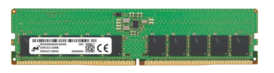 Micron 64GB DDR5 5600MHz ECC Sunucu RAM (MTC40F2046S1RC56BD1 AMCC)