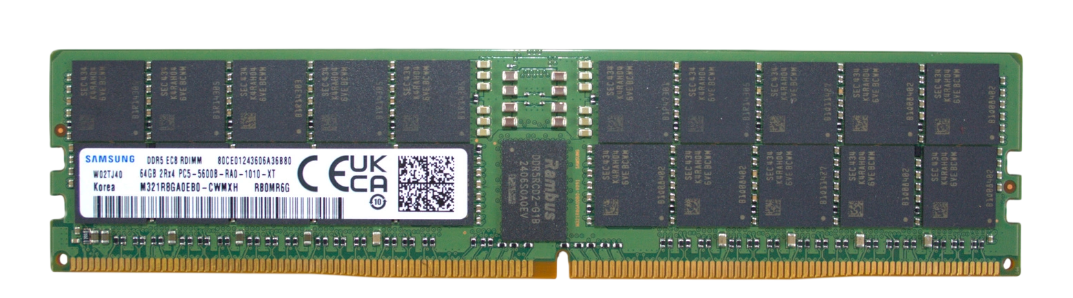 Samsung 64GB DDR5 5600MHz ECC Sunucu RAM (M321R8GA0PB0-CWMJJ)