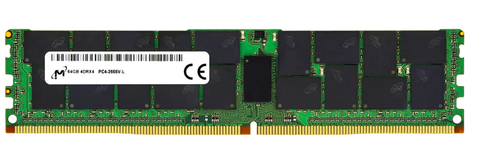 Micron 64GB DDR4 2666MHz ECC Sunucu RAM (MTA72ASS8G72LZ-2G6B2QG)