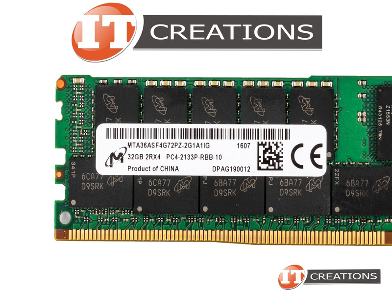 Micron 32GB DDR4 2133MHz ECC Sunucu RAM (MTA36ASF4G72PZ-2G1A1IG)