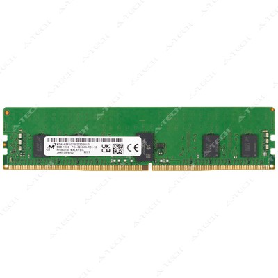 Micron 8GB DDR4 3200MHz ECC Sunucu RAM (MTA9ASF1G72PZ-3G2R1UI)