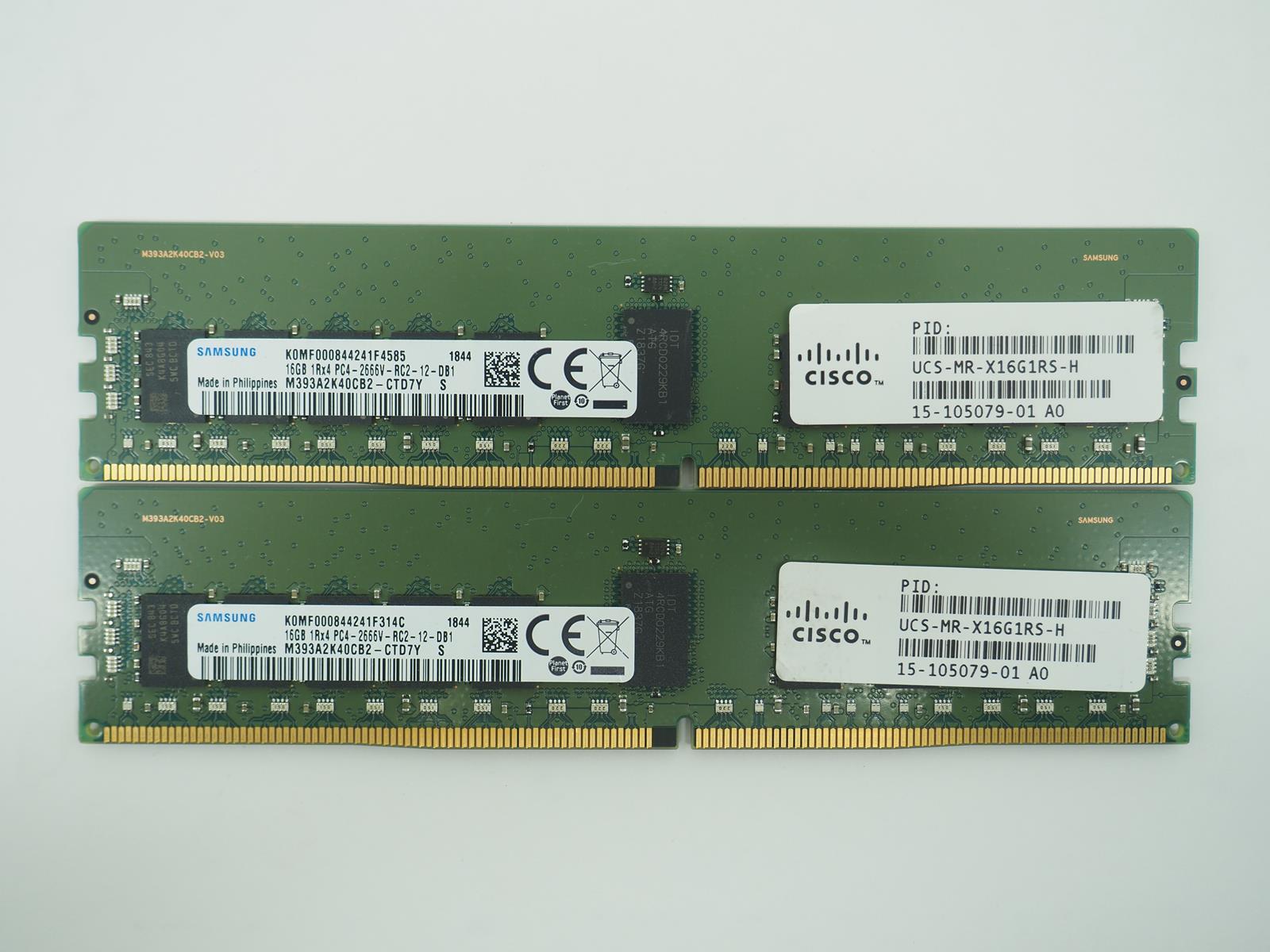 Samsung 16GB DDR4 2666MHz ECC Sunucu RAM (M3933A2K40BB2-CTD7Y S)