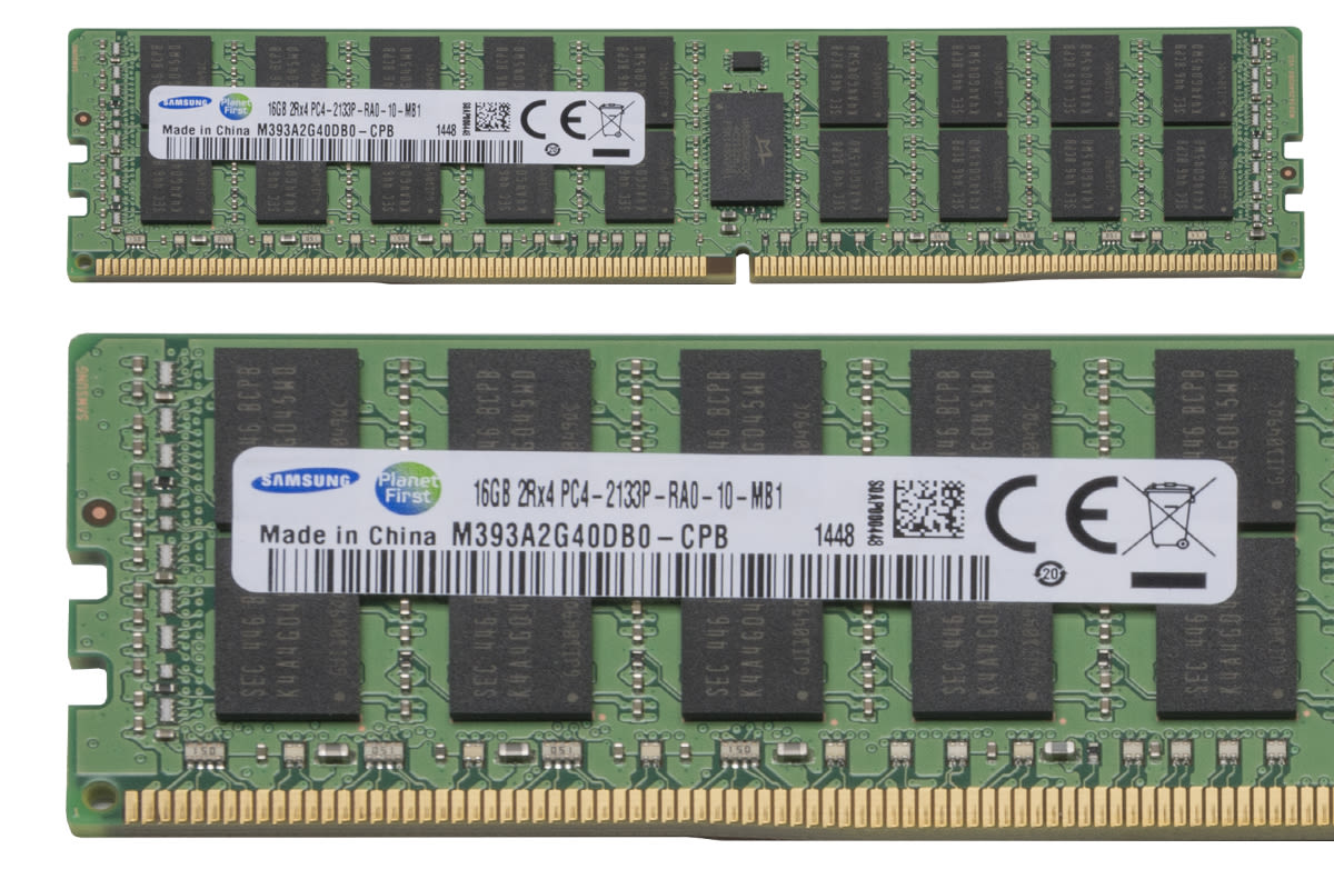 Samsung 16GB DDR4 2133MHz ECC Sunucu RAM (M393A2G40DB0-CPB)