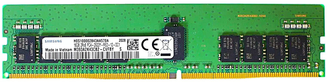 Samsung 16GB DDR4 2933MHz ECC Sunucu RAM (M393A2K43CB2-CVFBY S)