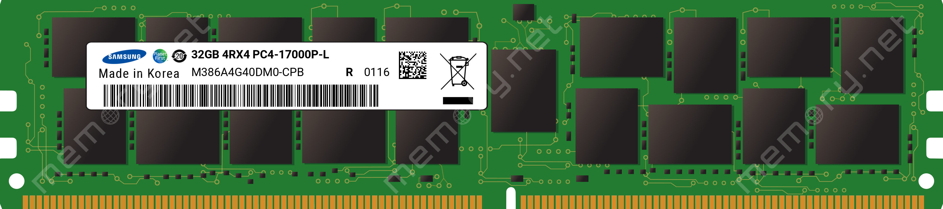 Samsung 32GB DDR4 2133MHz ECC Sunucu RAM (M386A4G40DM0-CPB)