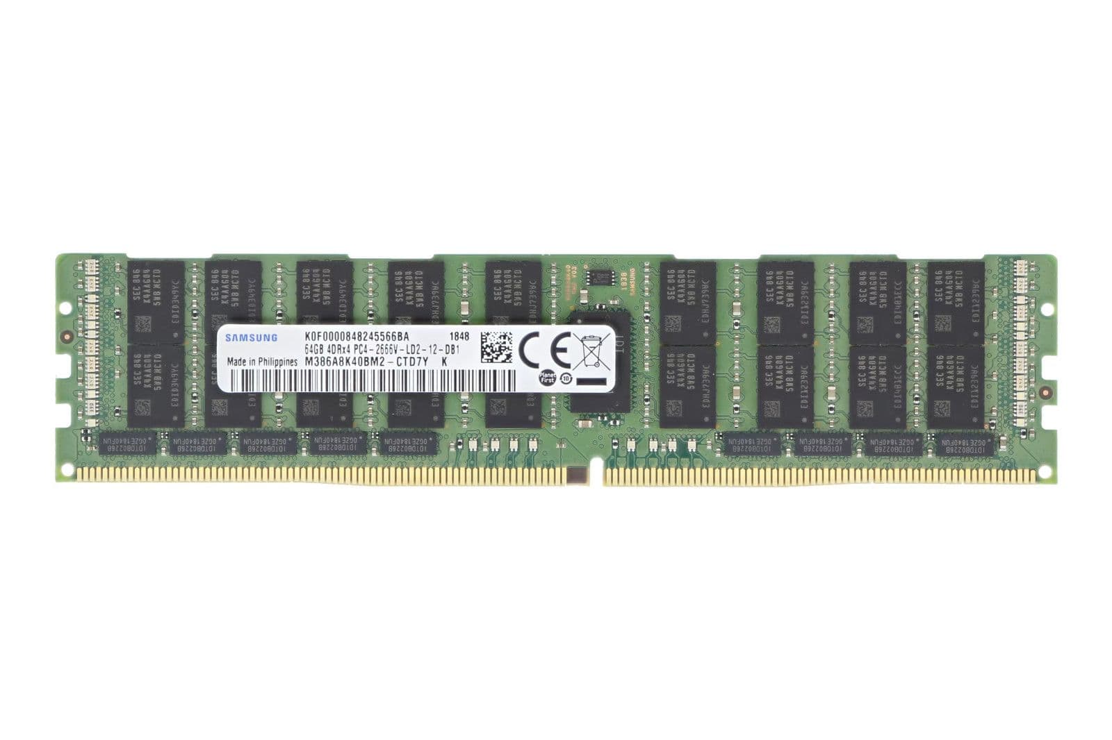 Samsung 64GB DDR4 2666MHz ECC Sunucu RAM (M386A8K40BM2-CTD6Q M)