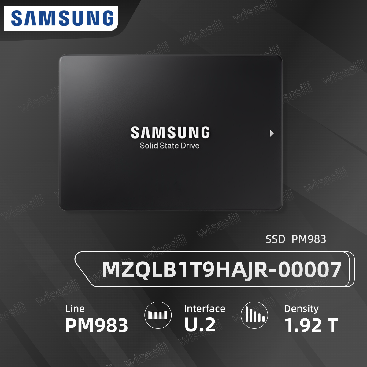 Samsung PM983 1.92TB Gen3 U.2 NVMe SSD